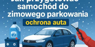 Jak przygotować samochód do zimowego parkowania – ochrona auta ❄️🚗🛡️